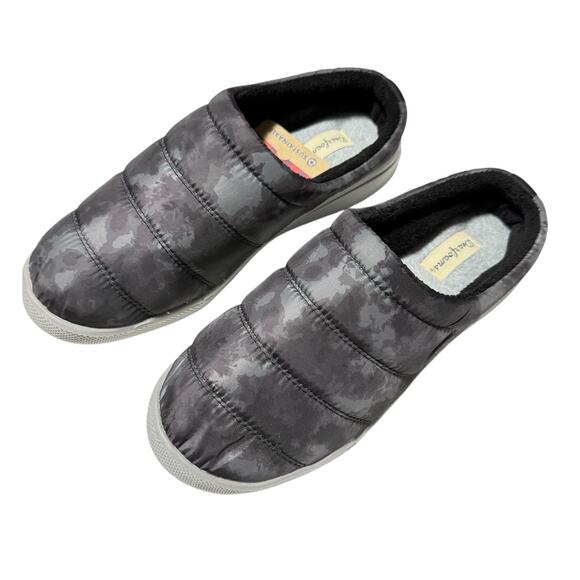 Dearfoams Slippers Women Kendra Sport Lounge Camouflage Mule Multicolor /L- 9-10 - Picture 2 of 13